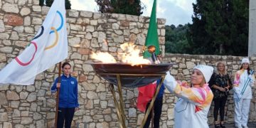 Η Αρχαία Ήλιδα υποδέχθηκε την Ολυμπιακή Φλόγα