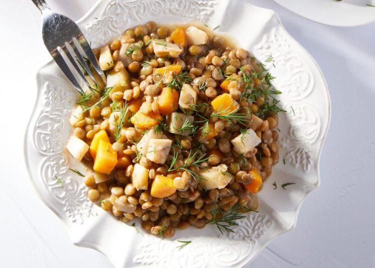 Φακές με χειμωνιάτικα λαχανικά, γιαχνί