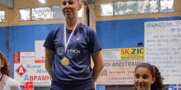 Φιλαθλητικός Πύργου: Μπαντμιντον-Στο βάθρο η Χαρά Βλαχαντώνη