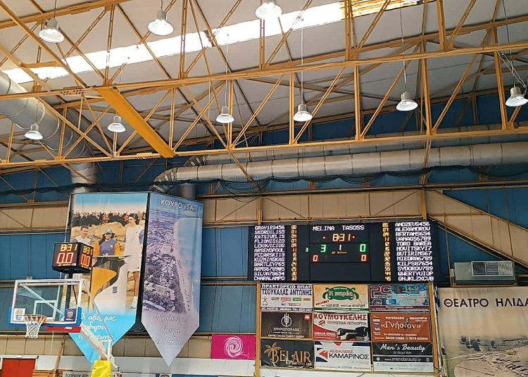 Κλειστό Γυμναστήριο Αμαλιάδας: Μπήκαν οι νέοι ηλεκτρονικοί πίνακες