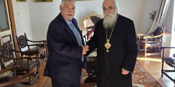Συνάντηση προέδρου ΔΕΕΠ Παλυβού και Μητροπολίτη Ηλείας