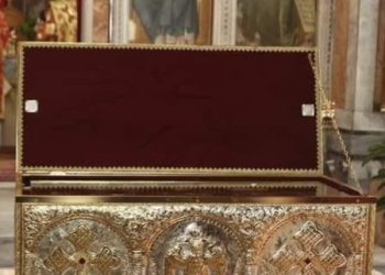 ΙΕΡΟΣ ΝΑΟΣ ΑΓΙΟΥ ΣΠΥΡΙΔΩΝΟΣ ΠΥΡΓΟΥ: ΥΠΟΔΟΧΗ ΙΕΡΩΝ ΛΕΙΨΑΝΩΝ ΤΩΝ ΑΓΙΩΝ ΕΝΔΟΞΩΝ ΝΕΟΜΑΡΤΥΡΩΝ ΧΡΙΣΤΟΥ ΚΑΙ ΠΑΝΑΓΟΥ