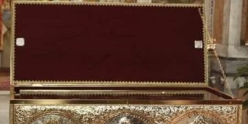 ΙΕΡΟΣ ΝΑΟΣ ΑΓΙΟΥ ΣΠΥΡΙΔΩΝΟΣ ΠΥΡΓΟΥ: ΥΠΟΔΟΧΗ ΙΕΡΩΝ ΛΕΙΨΑΝΩΝ ΤΩΝ ΑΓΙΩΝ ΕΝΔΟΞΩΝ ΝΕΟΜΑΡΤΥΡΩΝ ΧΡΙΣΤΟΥ ΚΑΙ ΠΑΝΑΓΟΥ