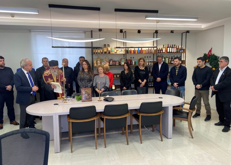 Τελετή Αγιασμού για το νέο έτος στο Επιμελητήριο Ηλείας