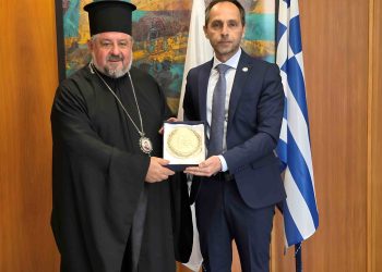 Συνάντηση Δημάρχου Ολυμπίας με Μητροπολίτη Ζάμπιας για τον Ολυμπισμό στη Νότια Αφρική