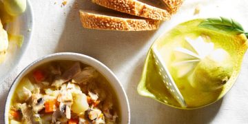 Κοτόσουπα με μανιτάρια