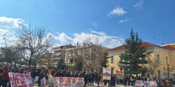 Πύργος: Μεγαλειώδης συγκέντρωση για τα 3 χρόνια από το έγκλημα των Τεμπών