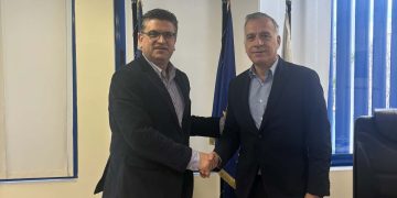 Συνάντηση Λέντζα με Πρόεδρο ΕΕΤΑΑ Μαραβέλια για κονδύλια σε έργα υποδομής