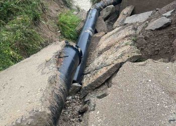 Για μέρες χωρίς νερό Πύργος και Αρχ. Ολυμπία από πολύ μεγάλη διπλή ζημιά στους αγωγούς από Ερύμανθο και Αύρα!