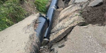 Για μέρες χωρίς νερό Πύργος και Αρχ. Ολυμπία από πολύ μεγάλη διπλή ζημιά στους αγωγούς από Ερύμανθο και Αύρα!