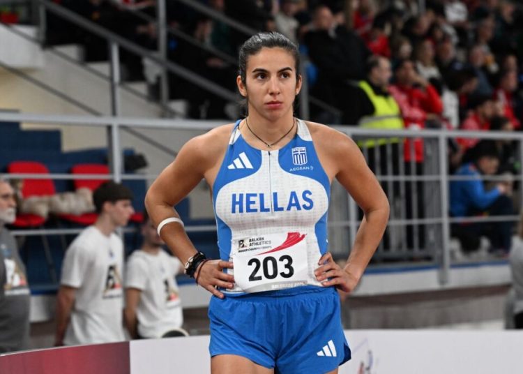 Αργυρό μετάλλιο η Γεωργία Δεσπολλάρη στα 800μ. των Βαλκανικών κλειστού στίβου