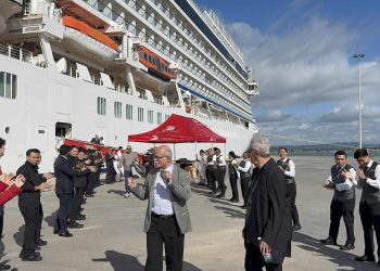 Kατάκολο: Υποδέχτηκε το πρώτο κρουαζιερόπλοιο για το 2026-Πάνω από 300 οι αφίξεις