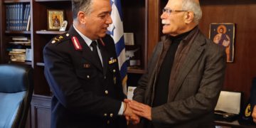 Επίσκεψη νέου Αστυνομικού Διευθυντή Ηλείας στον Δήμαρχο Πύργου