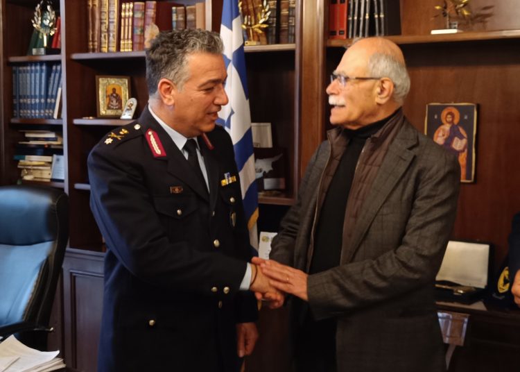 Επίσκεψη νέου Αστυνομικού Διευθυντή Ηλείας στον Δήμαρχο Πύργου