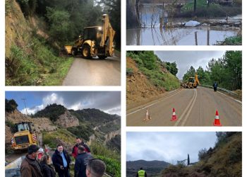 Παρεμβάσεις της ΠΕ Ηλείας σε πληγείσες περιοχές από την κακοκαιρία