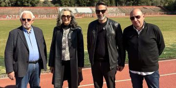 Επίσημη επίσκεψη προέδρου ΣΕΓΑΣ Σ. Σακοράφα στον Δήμο Ήλιδας για τους Παγκόσμιους Παιδικούς Αγώνες