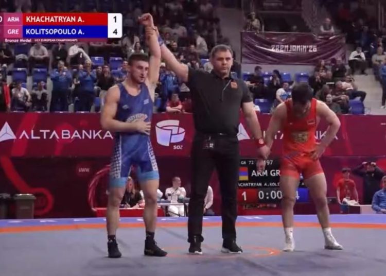 Πάλη: Έλαμψε ξανά ο σπουδαίος Αρίωνας Κολιτσόπουλος! – Χάλκινο μετάλλιο στο Ευρωπαϊκό πρωτάθλημα U23