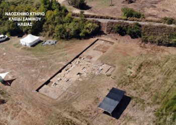 Σαμικό: Αποκαλύφθηκε αρχαίο κτήριο στο ιερό Ποσειδώνος
