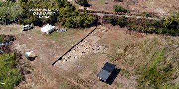 Σαμικό: Αποκαλύφθηκε αρχαίο κτήριο στο ιερό Ποσειδώνος