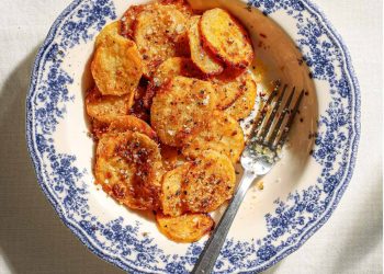 Πατάτες με μουστάρδα, μέλι και ταχίνι