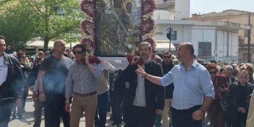 ΠΥΡΓΟΣ: Περιφορά της εικόνας Ζωοδόχου Πηγής