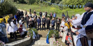 Ο Δήμος Πύργου τίμησαν τους ήρωες της Μάχης της Αγουλινίτσας