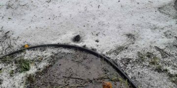 Ηλεία: Χαλαζόπτωση κατέστρεψε καλλιέργειες εποχής