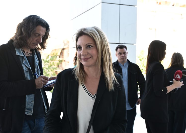 Τη Δευτέρα στον Άρειο Πάγο η Καρυστιανού για την ίδρυση του νέου κόμματος