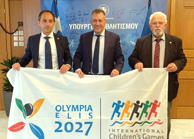 59 Παγκόσμιοι Παιδικοί Αγώνες «ΟΛΥΜΠΙΑ – ΗΛΙΔΑ 2027»-Συνάντηση Βρούτση με Ηλείους πολιτικούς
