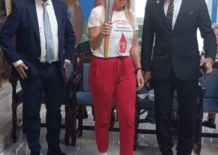 Από την Ξάνθη στον Πύργο η 24η Πανελλήνια Λαμπαδηδρομία Εθελοντών Αιμοδοτών