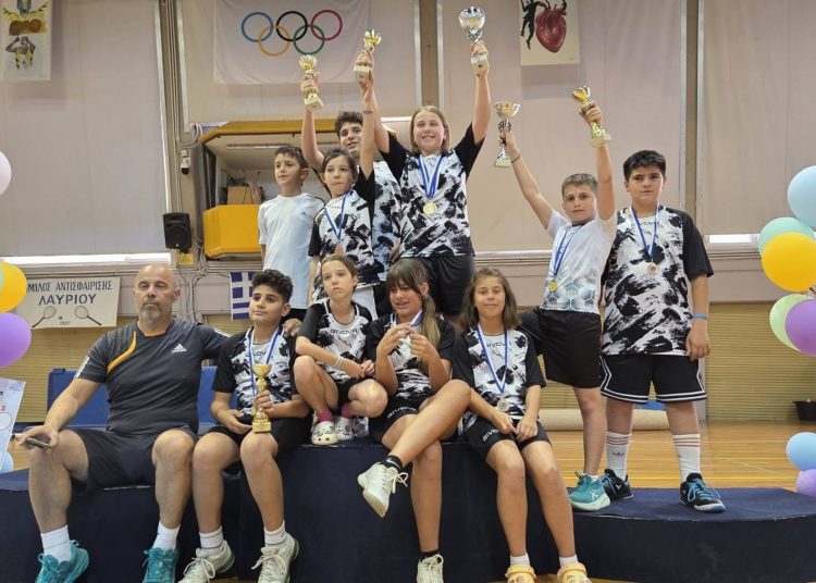 Φιλαθλητικός Πύργου: 8 μετάλλια στο Πανελλήνιο πρωτάθλημα U13 Μπάντμιντον