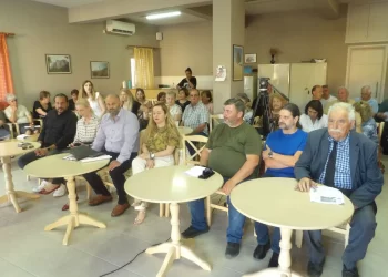Ηλεία – Απάτες: Τη μεγάλη προσοχή των πολιτών επέστησε ο διοικητής της Ασφάλειας Πύργου Χαρ. Πατσούρης στην εκδήλωση του Δ. Ανδρίτσαινας-Κρεστένων